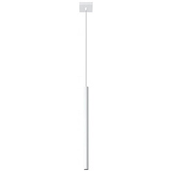 Luminaire Center Suspension PASTELO acier blanc 1 ampoule