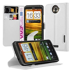 Cadorabo Coque HTC ONE X / X+ Etui en Blanc