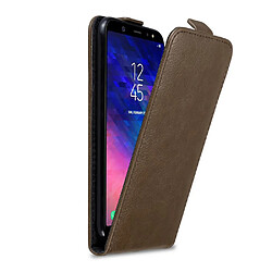 Cadorabo Coque Samsung Galaxy A6 PLUS 2018 Etui en Marron