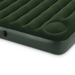 Intex Matelas gonflable Airbed 2 places Fiber Tech avec gonfleur