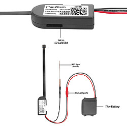 Avis Mini caméra WiFi caméra IP HD 1080P DIY Wireless Home Sécurité Caméscope Noir