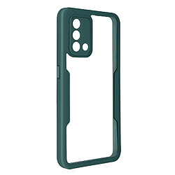 Avizar Coque Oppo A74 Dos Plexiglas Avant Polymère Contour vert