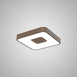 Inspired Coin Plafond Carré 56W LED Avec Télécommande 2700K-5000K, 2500lm, Or, 3 ans de Garantie