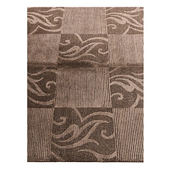 Vidal Tapis de laine 183x122 brun Darya pas cher