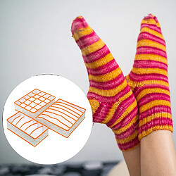 Avis 3pcs / Set Sous-vêtements Pliable Tiroir Soutien-gorge Chaussettes Garde-robe Organisateur Stockage Orange