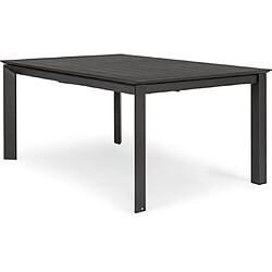 Bizzotto Table extérieure Konnor 160 x 110/160 anthracite