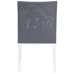 Beliani Lot de 6 chaises BACOLI Tissu Gris foncé pas cher