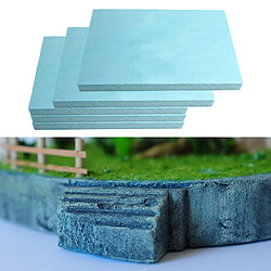 Acheter 5 Pack Haute Densité Bleu Feuille de Mousse Diorama Bâtiment Plaque de Base Passe-Temps Artisanat Accessoires