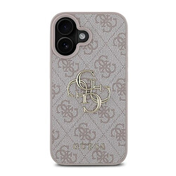 Guess Maroquinerie GUESS Coque iPhone 16 Monogramme - Rose