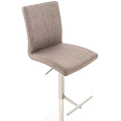 Acheter Non Tabouret de bar Cadiz tissu acier inoxydable