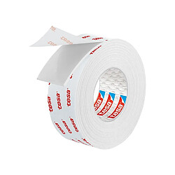 TESA Double-face de fixation - Pour papier peint & plâtre - Charge supportée : 10 Kg / m