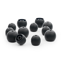 Avis OKULI 12 x Écouteurs en Silicone Embouts d'oreilles pour Shure SE215 Casque Écouteurs en Gris