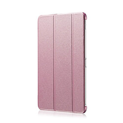 Wewoo Housse Étui Coque en cuir PU magnétique à texture horizontale soie pour iPad Pro12,9 pouces 2018avec support rabattable et fonction veille / réveil rose