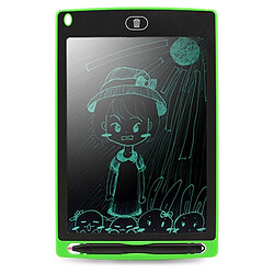 Wewoo Tablette graphique vert Portable 8.5 pouces LCD Écriture Dessin Graffiti Électronique Pad Message Conseil Papier Brouillon avec Stylo, CE / FCC / RoHS Certifié