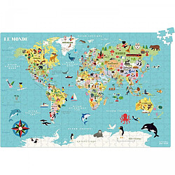 Vilac Carte du monde puzzle 500 pcs ingela p.a