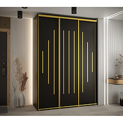 Abiks Meble Armoire Davos 12 À Portes Coulissantes 235,2/170/45 3 Portes