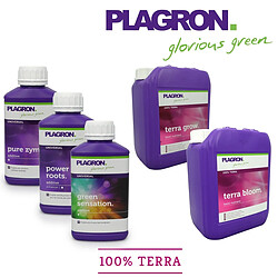 Pack engrais terre PLAGRON 5 litres + stimulants