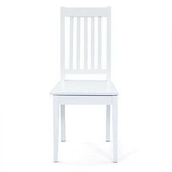 Paris Prix Lot de 2 Chaises Design Bois Takao 95cm Blanc