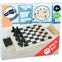 Avis Small Foot Kit de jeux Echecs, dames & jeu du moulin