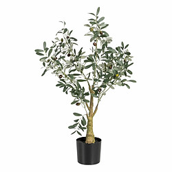 BigBuy Home Plante décorative Polyester Polyéthylène Olivier 56 x 48 x 78 cm