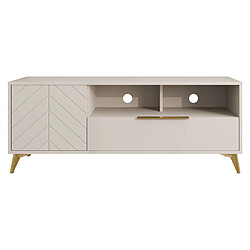 Avis Bestmobilier Boccioni - meuble tv - beige - 150 cm