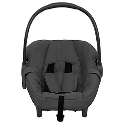 vidaXL Siège d'auto pour bébé Anthracite 42x65x57 cm