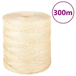 vidaXL Corde 100 % sisal 2 mm 300 m