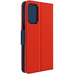 Avizar Étui pour Samsung Galaxy A23 5G et M23 Portefeuille Collection Fancy Style Rouge