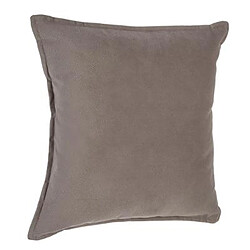 Pegane Coussin coloris taupe - Dim : 45 x 45 cm 