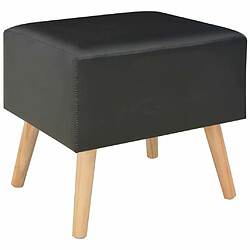 Avis Maison Chic Table de chevet - Table de Nuit Noir 40x35x40 cm Similicuir