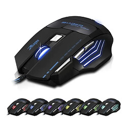 7 Bouton USB optique filaire 5500 DPI Gaming LED PRO Souris pour Gamer Pro RTA365