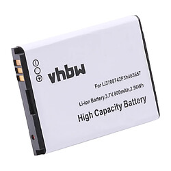 Batterie vhbw 800mAh (3.8V) pour smartphone Handy AT&T Z221, Orange Miami, T-mobile Vairy Touch 2 II, Vodafone 547 VF547, ZTE F290 G N281 N281 Z221