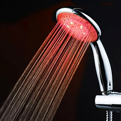 Wewoo Pommeau de douche SDS-A24 15 LED ABS Capteur de température RGB Pomme de douche, Taille: 26 x 11 x 3.8cm, Interface: 20mm pas cher