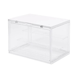 Présentoir De Figurine à 3 Couches, Vitrine Anti-poussière, étagère à Jouets Pour Poupée, Blanc