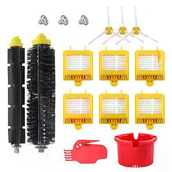 Filtres et rouleaux à brosse de remplacement pour aspirateur robot Roomba,kit d'accessoires de rechange pour modèles IRobot Roomba série 700 760 770 772 774 775 776 780 782 785 786 790,