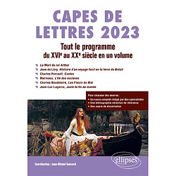 Capes de lettres 2023 : tout le programme du XVIe au XXe siècle en un volume - Occasion