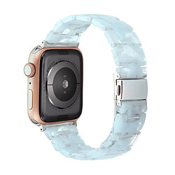 Sangle de montre en résine pour la bande de montre Apple Bleu clair clair pour 38 mm 40 mm 41 mm