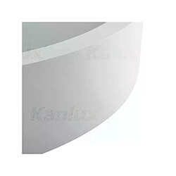 Kanlux Plafonnier E27 Rond Blanc Mat