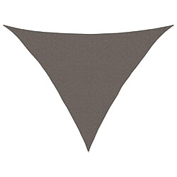 vidaXL Voile d'ombrage 160 g/m² Anthracite 2,5x2,5x3,5 m PEHD