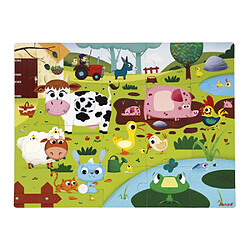 Avis Juratoys-Janod puzzle tactile les animaux de la ferme