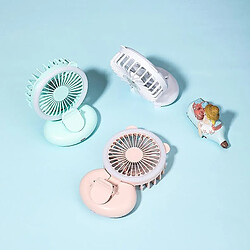 Avis (Vert) Mini Ventilateur Ventilateur Multifonction Rechargeable Portable Lumière Selfie Portable