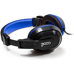 Casques avec Microphone Cool Dublin Office Headphone Noir Bleu