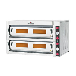 Four à Pizza Double Electrique pour Pro - Commandes Mécaniques - 18 Pizzas - Italforni