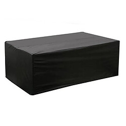 Wewoo Anti-UV Étanche à la poussière noir Tissu Chaises de Table Pliante Housse de Protection Couverture de Meubles Extérieurs, Taille: 270 * 180 * 89 cm