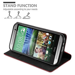 Acheter Cadorabo Coque HTC ONE M8 Etui en Rouge