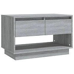 Maison Chic Meuble TV scandinave gris - Banc TV pour salon Sonoma 70x41x44 cm Aggloméré -MN13605