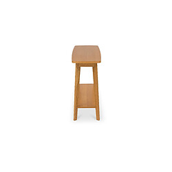 Avis ICONIK INTERIOR Console en bois de style scandinave - Paty Bois naturel