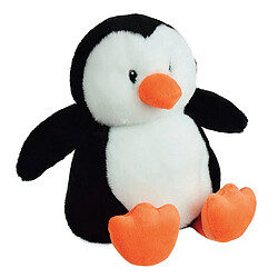 Jemini/Fun House Peluche bouillote Pingouin noir et blanc - H 19 cm