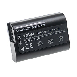 vhbw Batterie remplacement pour Panasonic DMW-BLK22 pour appareil photo reflex (2000mAh, 7,2V, Li-ion)