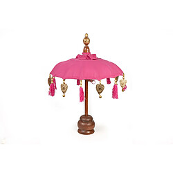 Parasol décoratif Romimex Fuchsia 35 x 60 x 35 cm